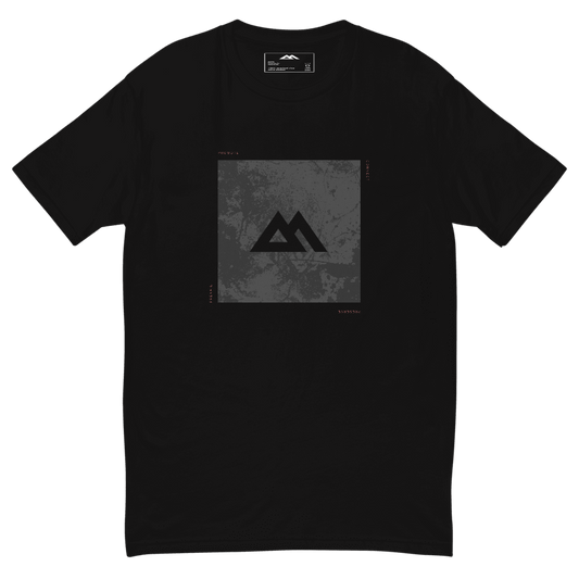 Grunge Square Tee - Black