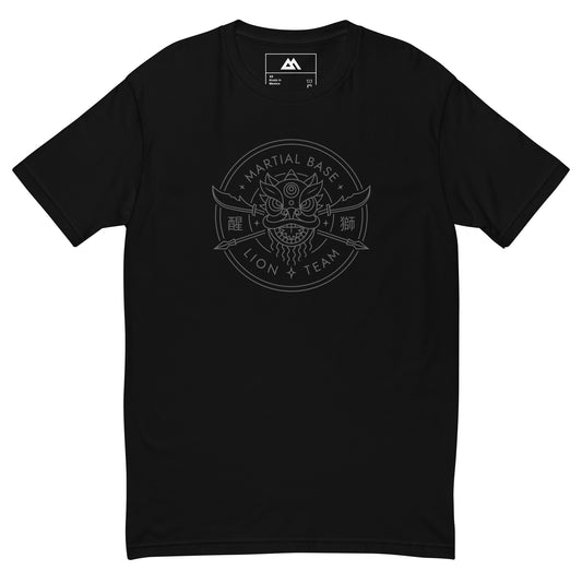 Lion Team Tee - Black/Black